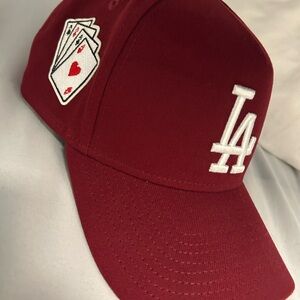 LA Dodgers Red Baseball Cap